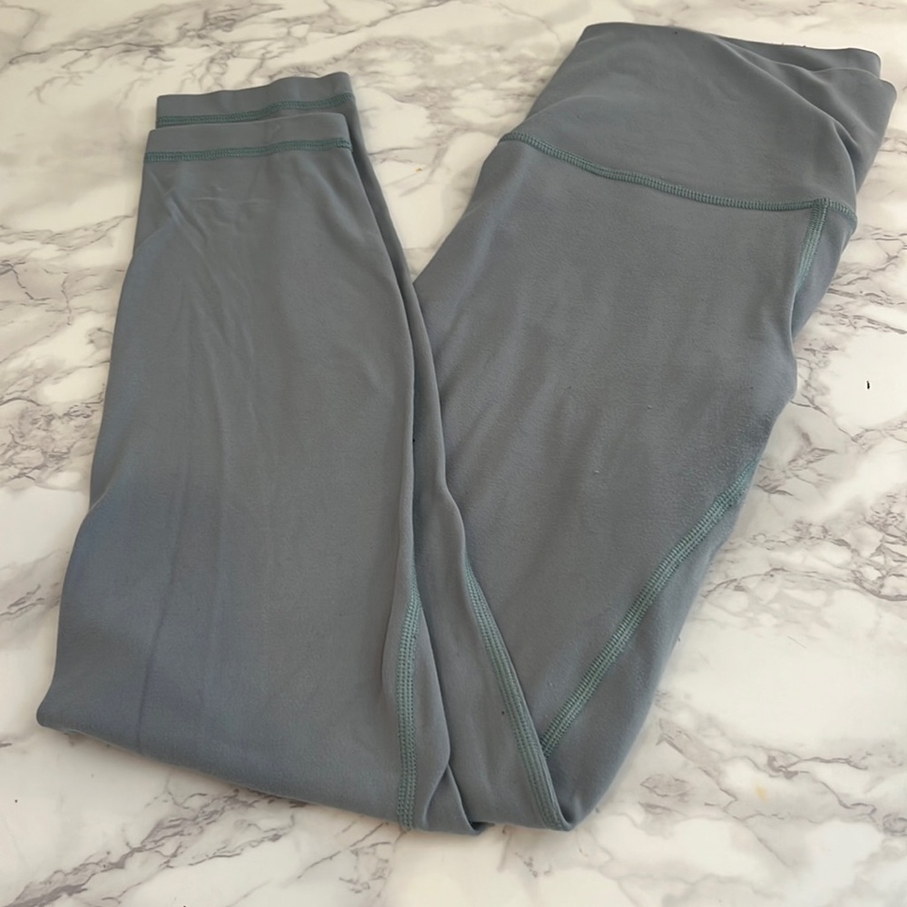 LuluLemon light blue soft leggings
